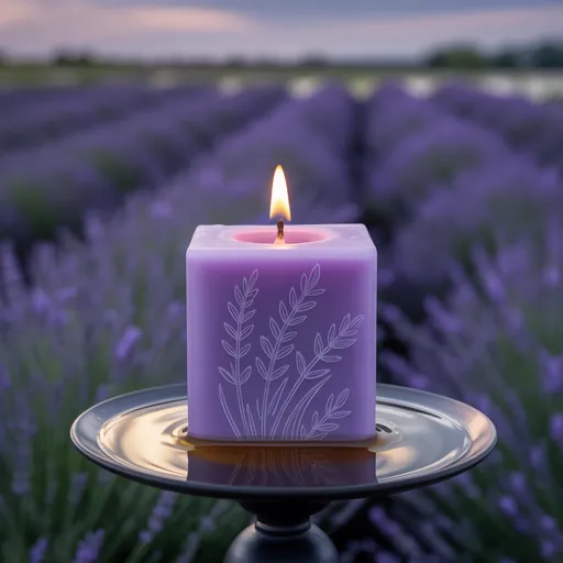 Wicca Kraeuter Lavendel für ruhige Abende kerzenarbeit