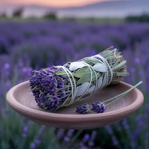 Wicca Kraeuter Lavendel für ruhige Abende raumreinigung