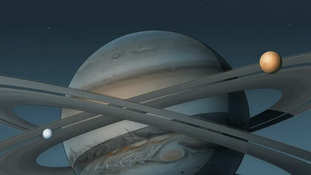 Saturn als „zweite Sonne“ – Talbotts spekulativster Gedanke.