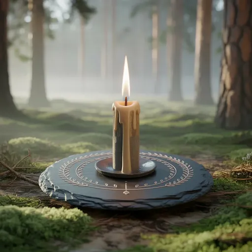 Wicca Achtsamkeit der Unterschied zwischen Ruhe und Flucht Kerzenarbeit