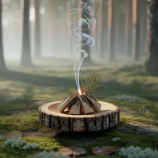 Wicca Achtsamkeit der Unterschied zwischen Ruhe und Flucht Raeucherung