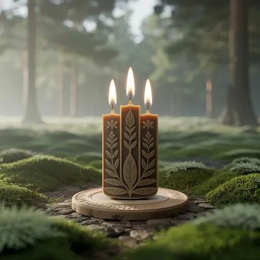 Wicca Achtsamkeit der Wert kleiner Routinen Kerzenarbeit