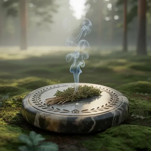 Wicca Achtsamkeit der Wert kleiner Routinen Raeucherung