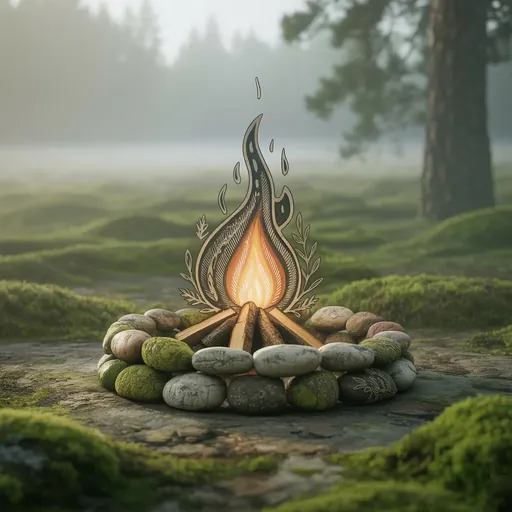 Wicca Achtsamkeit innere Sammlung im Alltag Feuerpraxis