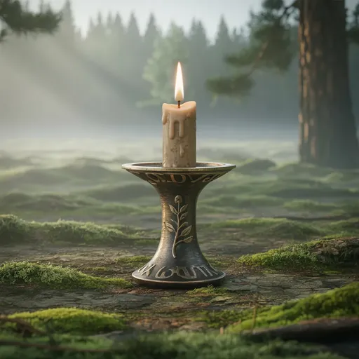 Wicca Achtsamkeit innere Sammlung im Alltag Kerzenarbeit