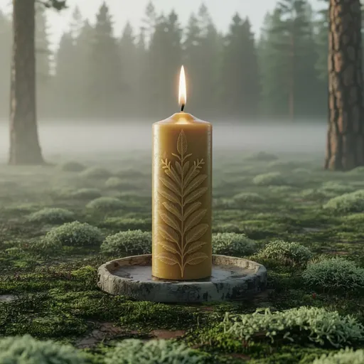 Wicca Achtsamkeit kleine Erdungsubung für stressige Tage Kerzenarbeit
