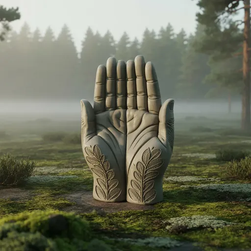 Wicca Achtsamkeit kleine Erdungsubung für stressige Tage Symbolhandlung