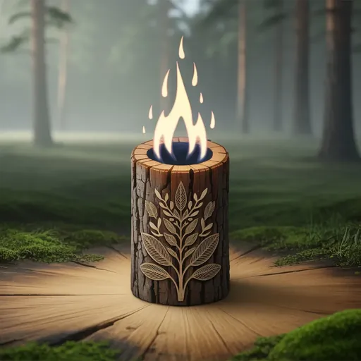 Wicca Achtsamkeit langsames Gehen Feuerpraxis