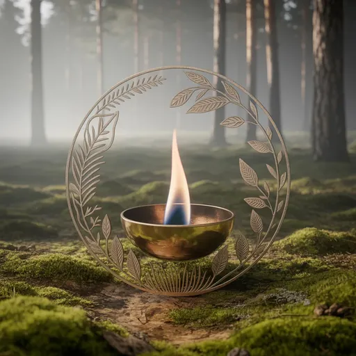 Wicca Achtsamkeit Stille ohne Leere Feuerpraxis