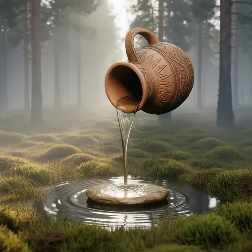 Wicca Achtsamkeit Stille ohne Leere Wasserpraxis