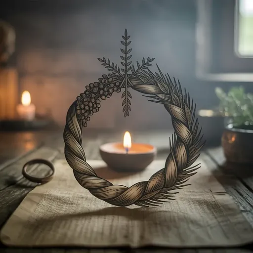 Wicca Alltagsrituale Kerzenmoment am Abend Kreisabschluss