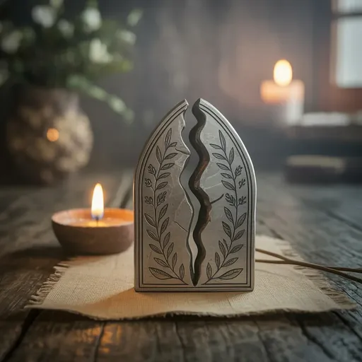 Wicca Alltagsrituale Kerzenmoment am Abend Schattenmuster