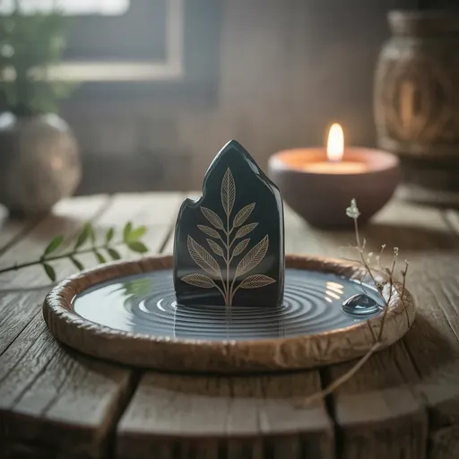 Wicca Alltagsrituale Kerzenmoment am Abend Wasserpraxis