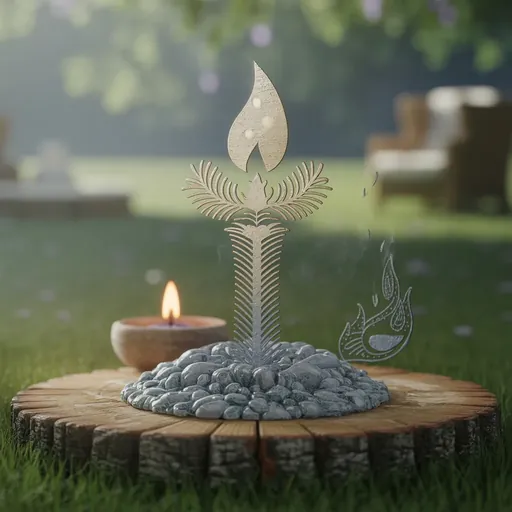 Wicca Alltagsrituale kleine Naturgabe im Alltag Feuerpraxis