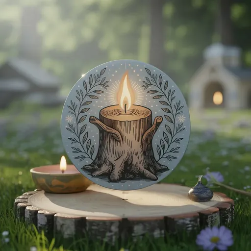 Wicca Alltagsrituale kleine Naturgabe im Alltag Kerzenarbeit