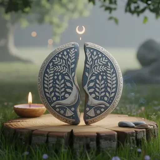 Wicca Alltagsrituale kleine Naturgabe im Alltag Mondphase