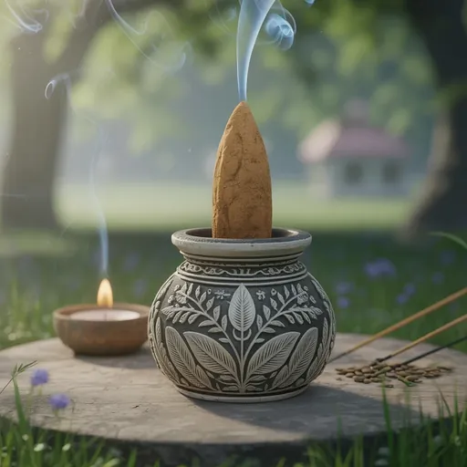 Wicca Alltagsrituale kleine Naturgabe im Alltag Raeucherung