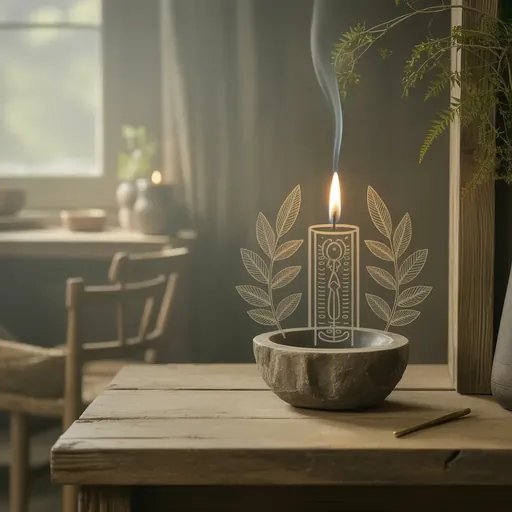 Wicca Alltagsrituale für einen ruhigen Wochenstart Kerzenarbeit