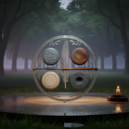 wicca Altar Altare ohne Überladung Elementarkraft
