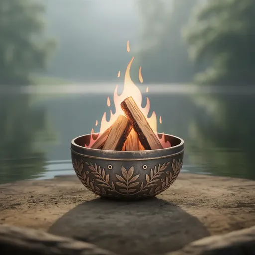 Wicca Heilung Achtsamkeit bei Traurigkeit Feuerpraxis