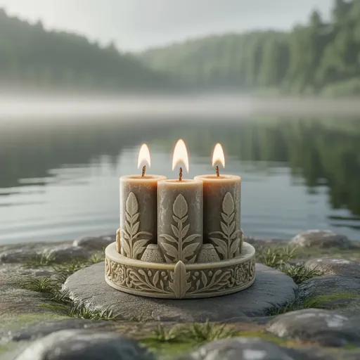 Wicca Heilung innere Erschöpfung wahrnehmen Kerzenarbeit