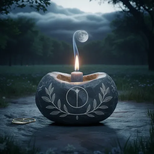 Wicca Mondzyklen der Wert wiederkehrender Zyklen Kerzenarbeit