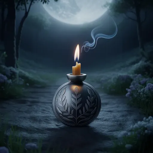 wicca Mondzyklen Neumond als stiller Neubeginn kerzenarbeit
