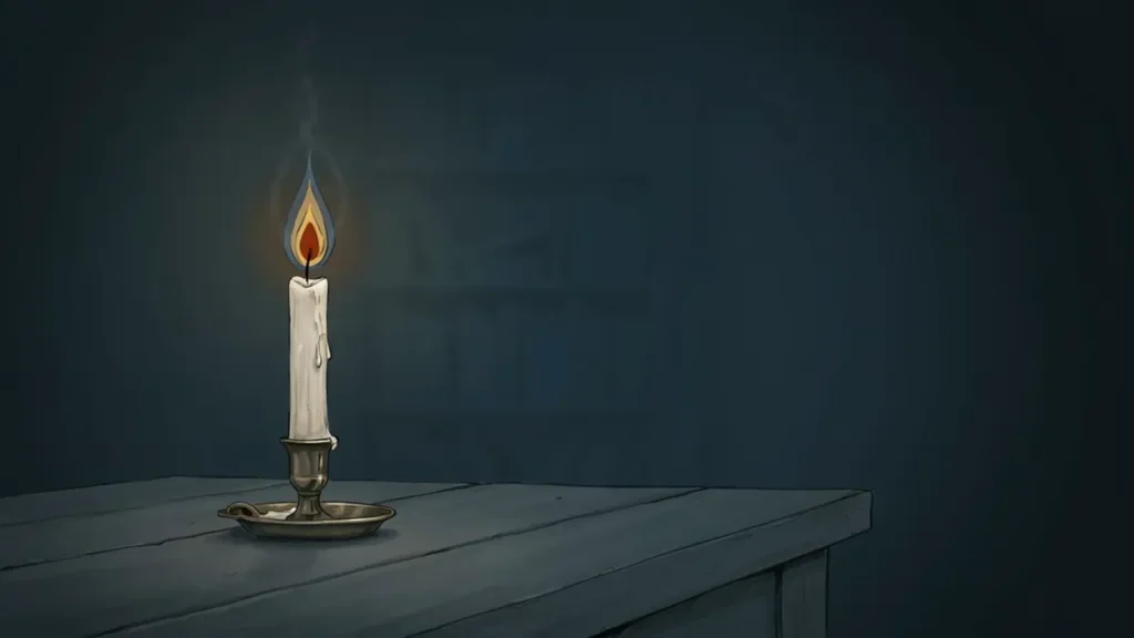 Drei Nächte, ein Licht: das stillste Bild der Überlieferung.
