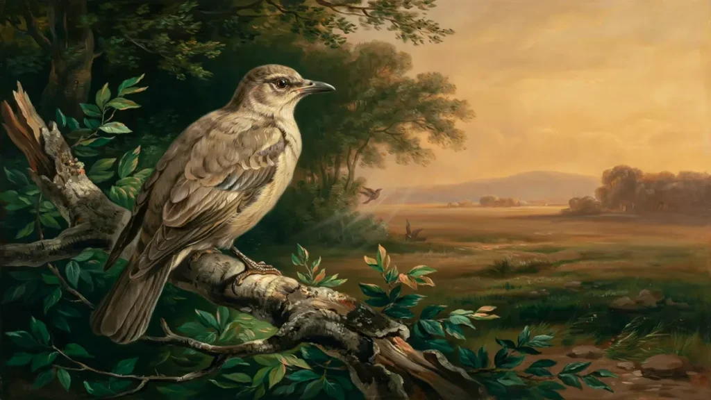 Ein Vogel, der bleibt, obwohl er längst hätte auffliegen müssen.