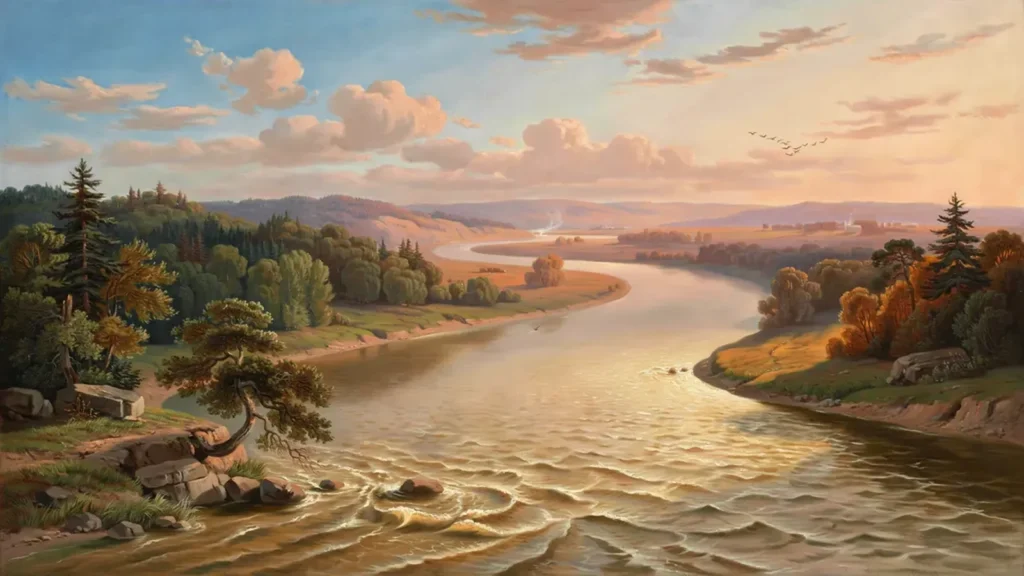 Fluss und Gebirge: die Linien, an denen Vormärsche seit jeher scheitern.